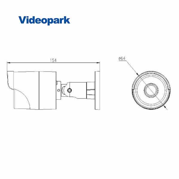VP-IPC-IRQB2400P – دوربین تحت شبکه ۴ مگاپیکسل VideoPark