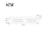 KSM-0800H4 - سوئیچ شبکه ۸ پورت KDT